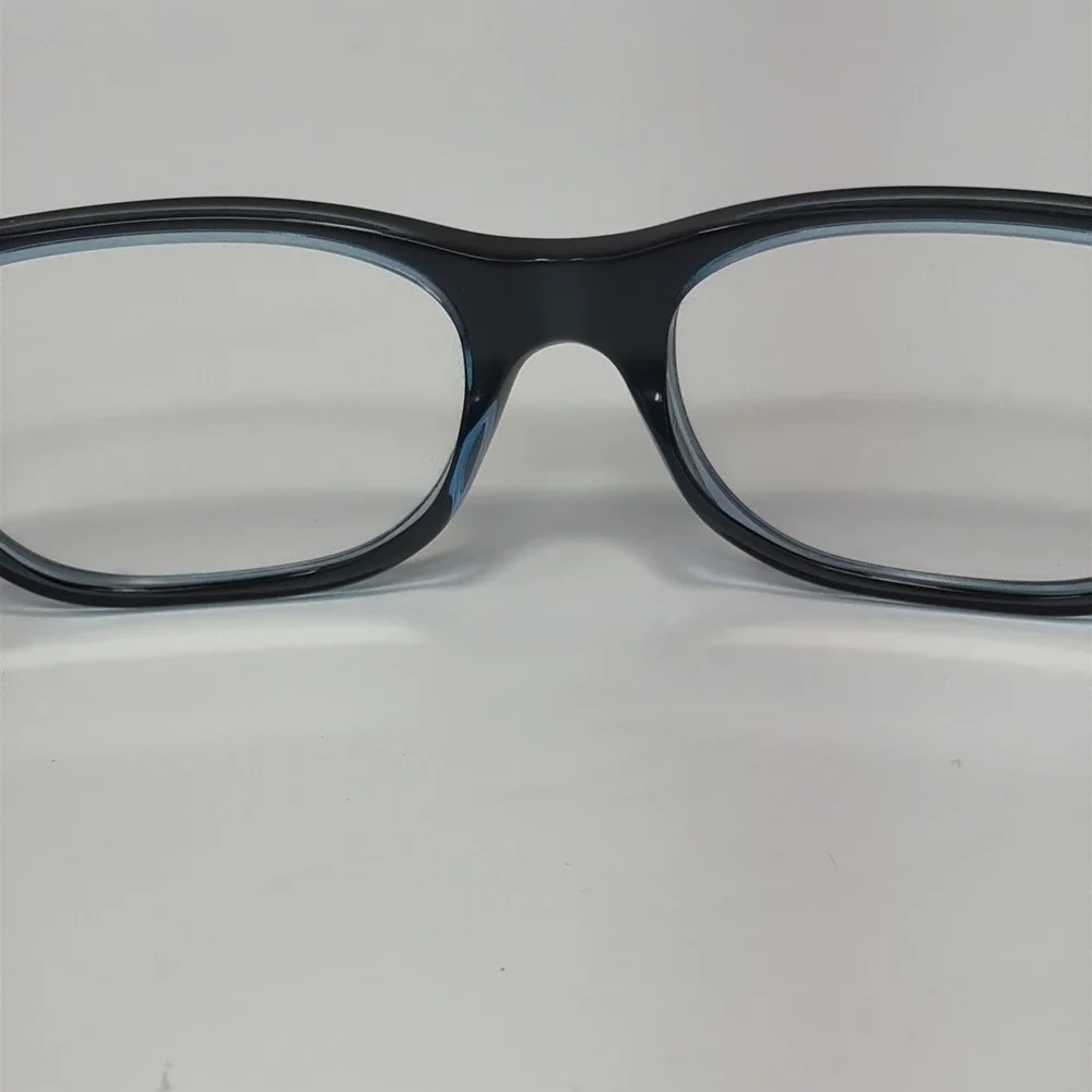 RAY-BAN Kids EYEGLASSES FRAMES ONLY RB1555 3667 BLACK / BLUE FULL RIM 48-16-125